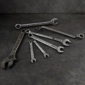 Vintage Craftsman USA Forged Wrench Lot + Dunlap Adjustable Sears Tools